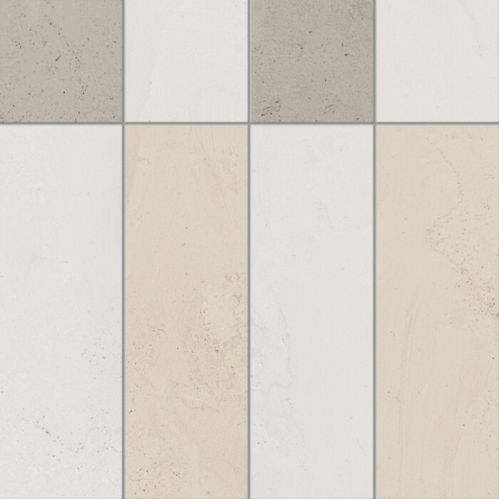 D.CROMA WHITE MOSAIC/30X30