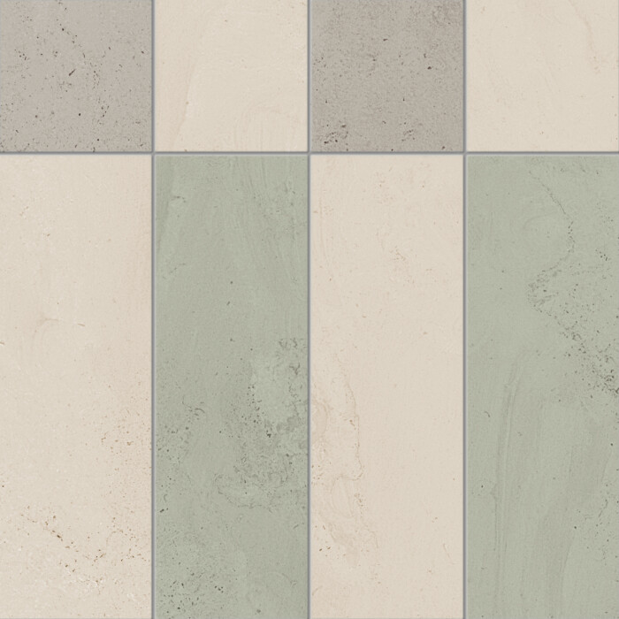 D.CROMA GREEN MOSAIC/30X30